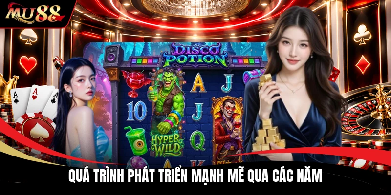 Quá trình phát triển mạnh mẽ qua các năm